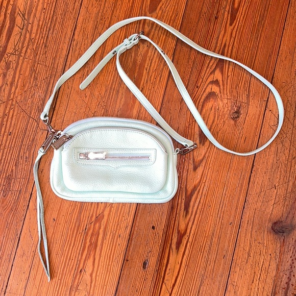 Rebecca Minkoff mint leather crossbody bag - Picture 5 of 13